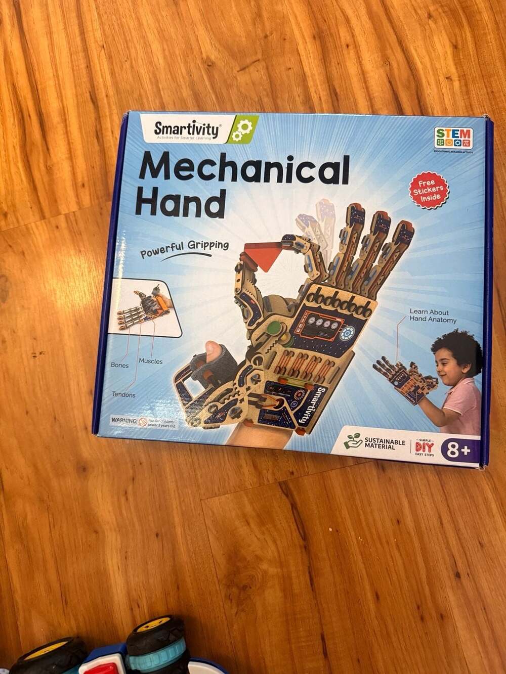 Smartivity Mechanical Hand STEM DIY Building Kit Ages 8+ Sealed Box 191 Parts
